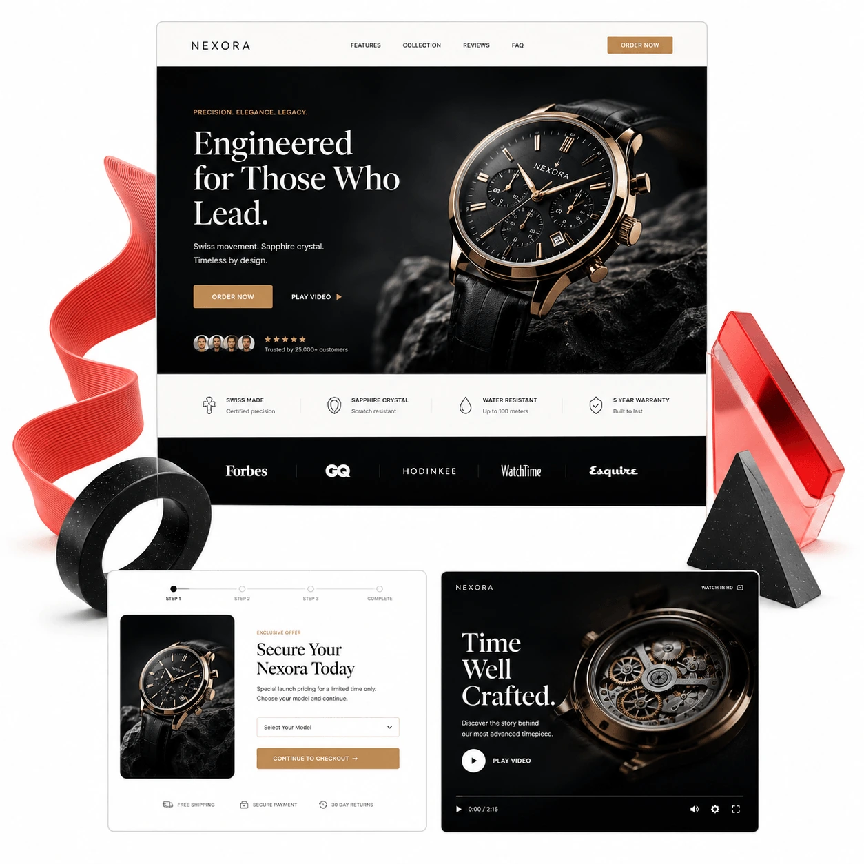 Sales Pages, Funnels and Video Pages illustration