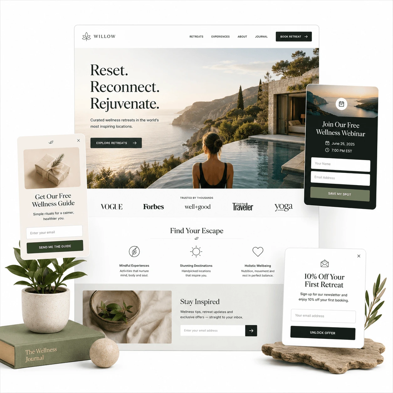 Landing Pages and Lead Capture Pages illustration