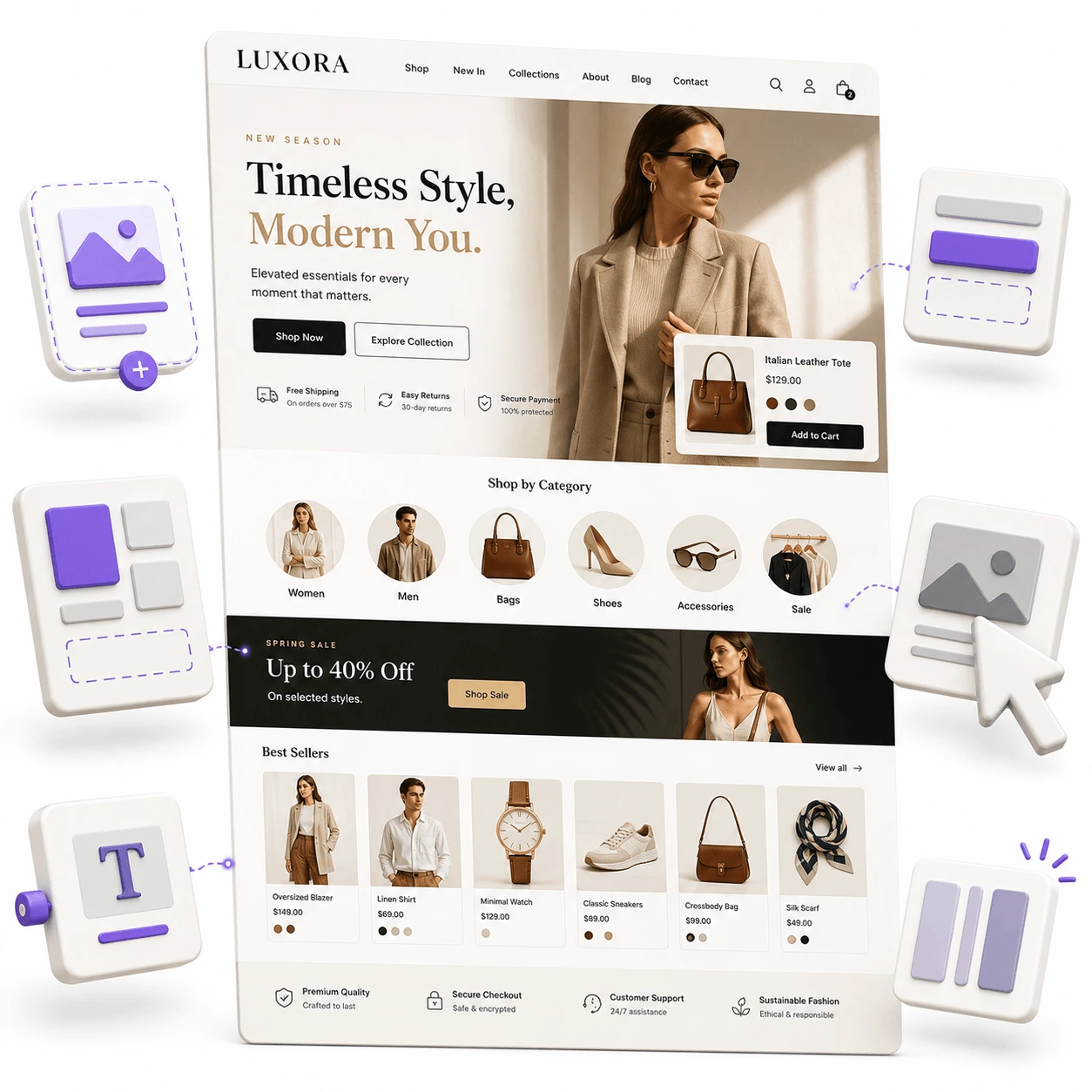 Affiliate and Agency Pages illustration