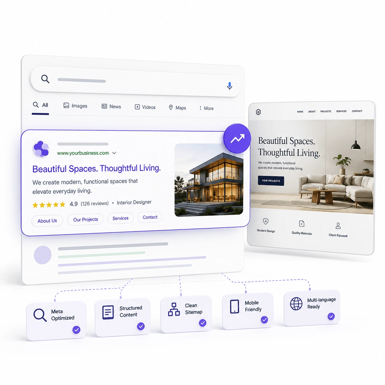 SEO-Optimised by Default illustration