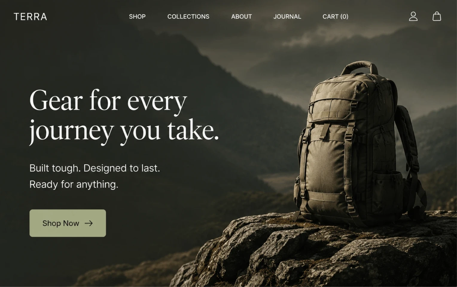 Terra Gear Website Proof